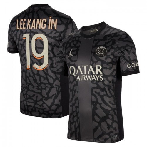 Maillot de Foot Paris Saint-Germain Lee Kang In 19 Third 2023-24 Maillot de Foot Paris Saint-Germain Lee Kang In 19 Third 2023-24